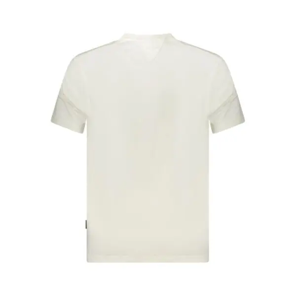 Napapijri White Cotton Men T-Shirt - Image 2