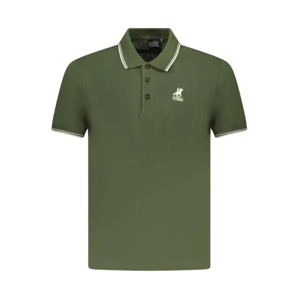 U.S. Grand Polo Green Cotton Men Polo Shirt