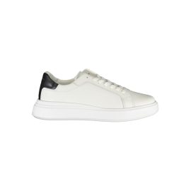 Calvin Klein Sleek White Sneakers with Contrast Accents