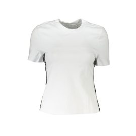 Calvin Klein Sleek White Short Sleeved Technical Top