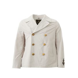Sealup White Polyester Jacket