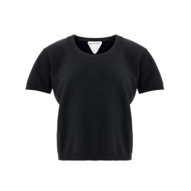 Bottega Veneta Black Cashmere Tops & T-Shirt