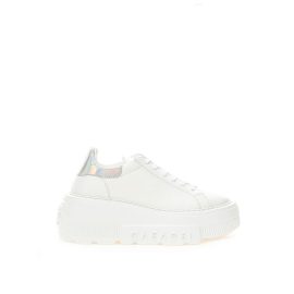 Casadei White Leather Sneaker