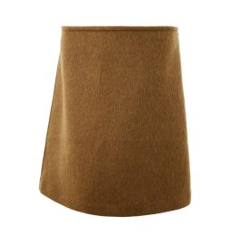 Bottega Veneta Brown Wool Skirt