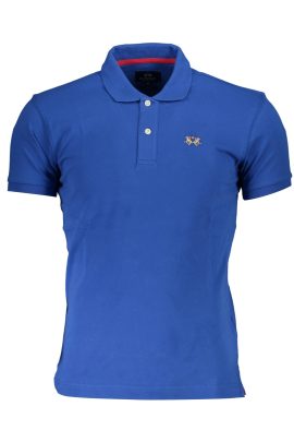 La Martina Slim Fit Embroidered Polo with Contrast Details