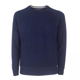 Emilio Romanelli Elegant Dark Blue Cashmere Sweater