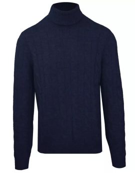 Malo Elegant Wool-Cashmere Men's Turtleneck Sweater