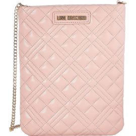 Love Moschino Chic Pink Faux Leather Crossbody Elegance