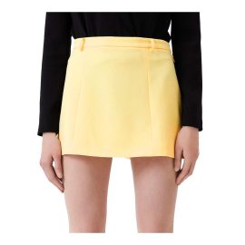 Patrizia Pepe Yellow Polyester Skirt