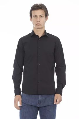 Baldinini Trend Sleek Men's Slim-Fit Designer Shirt