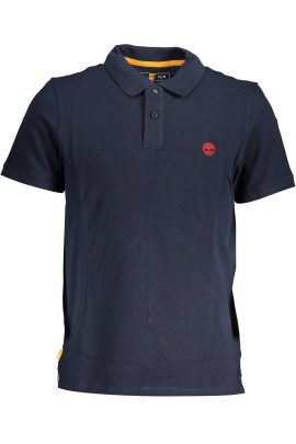 Timberland Elegant Blue Cotton Polo Shirt - Regular Fit