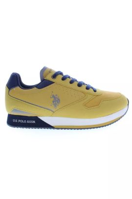 U.S. POLO ASSN. Sleek Yellow Sneakers with Contrast Details