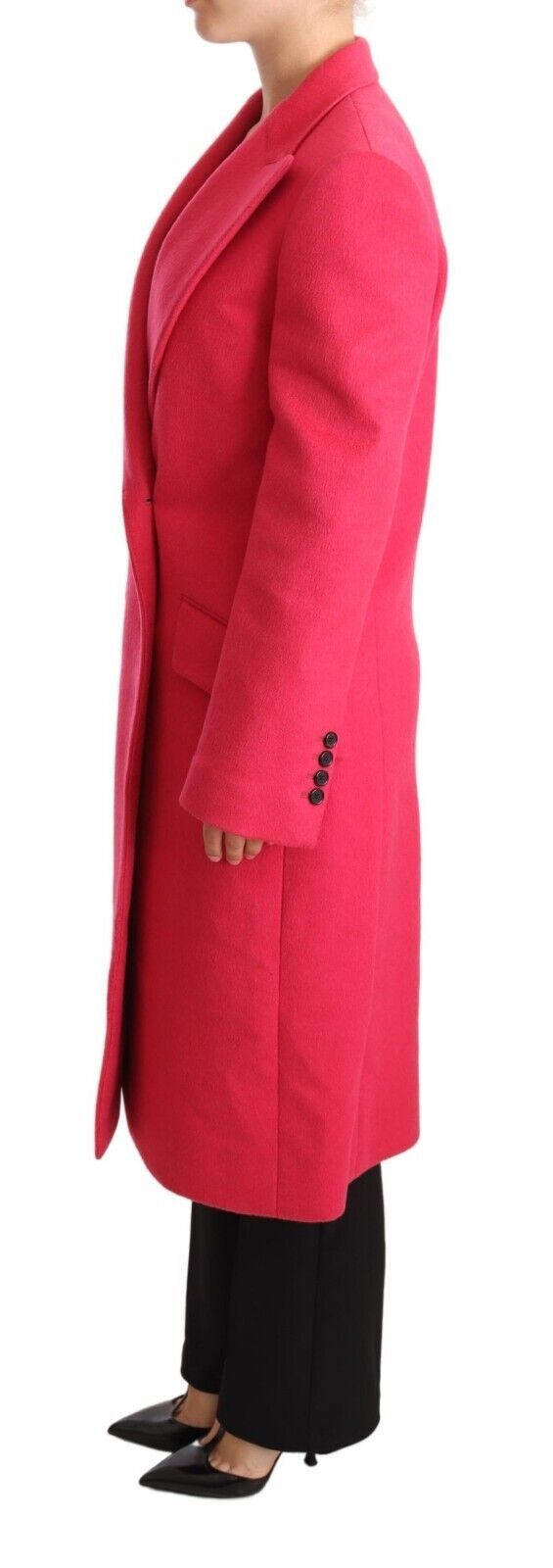 Dolce & Gabbana Pink Double Breasted Trenchcoat Jacket - Image 2