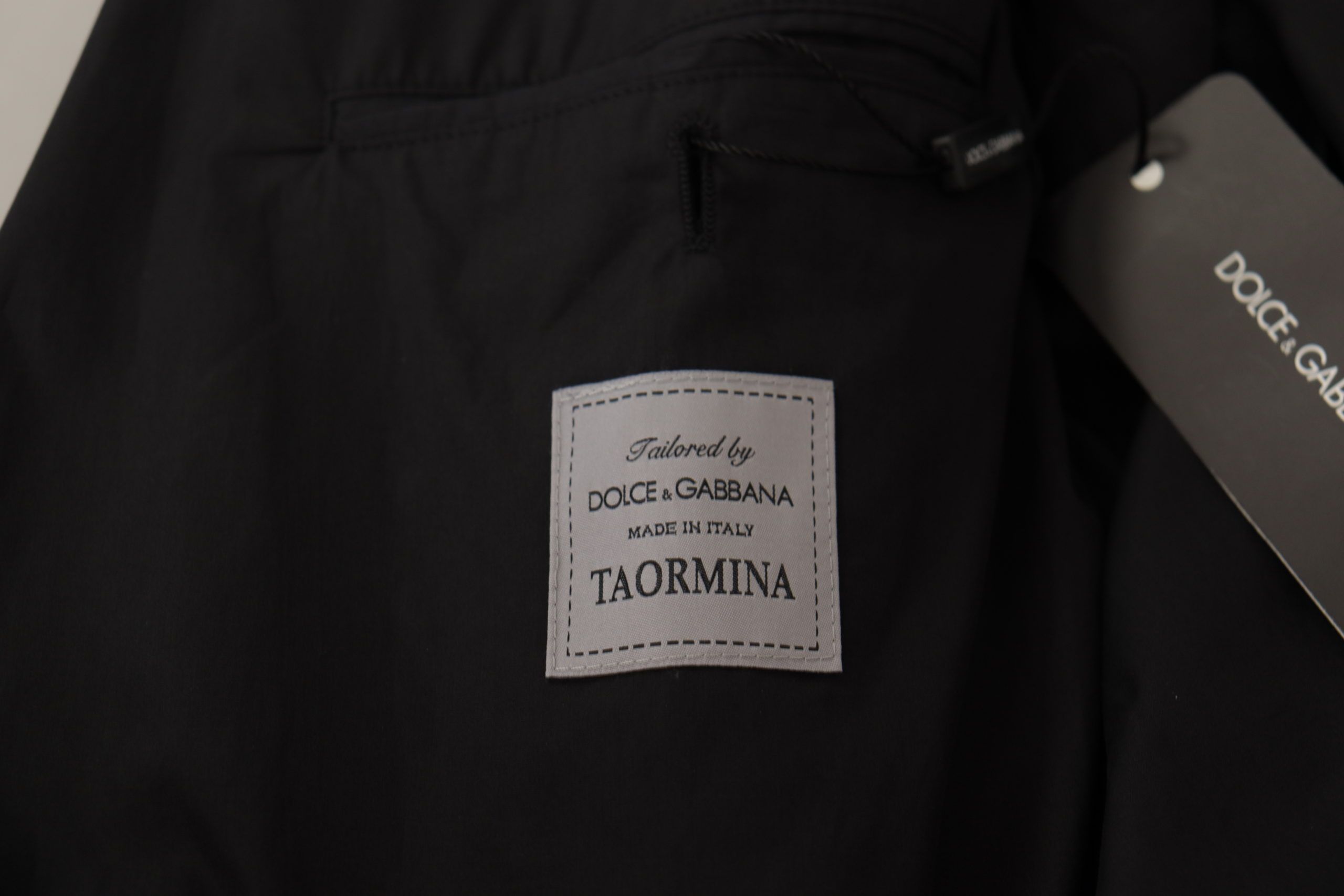 Dolce & Gabbana Black Single Breasted TAORMINA Breasted Blazer - Image 8