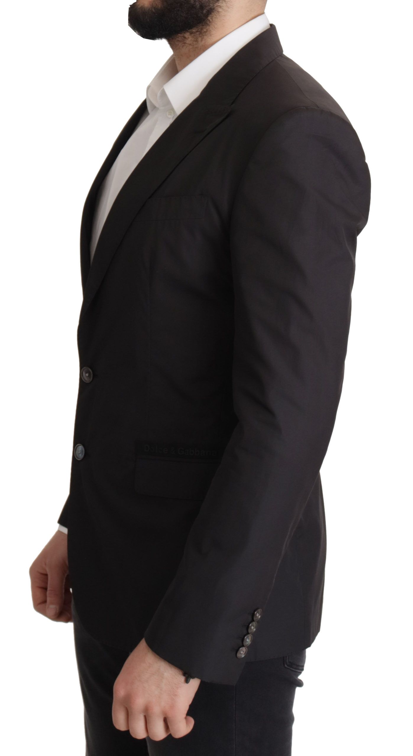 Dolce & Gabbana Black Single Breasted TAORMINA Breasted Blazer - Image 4