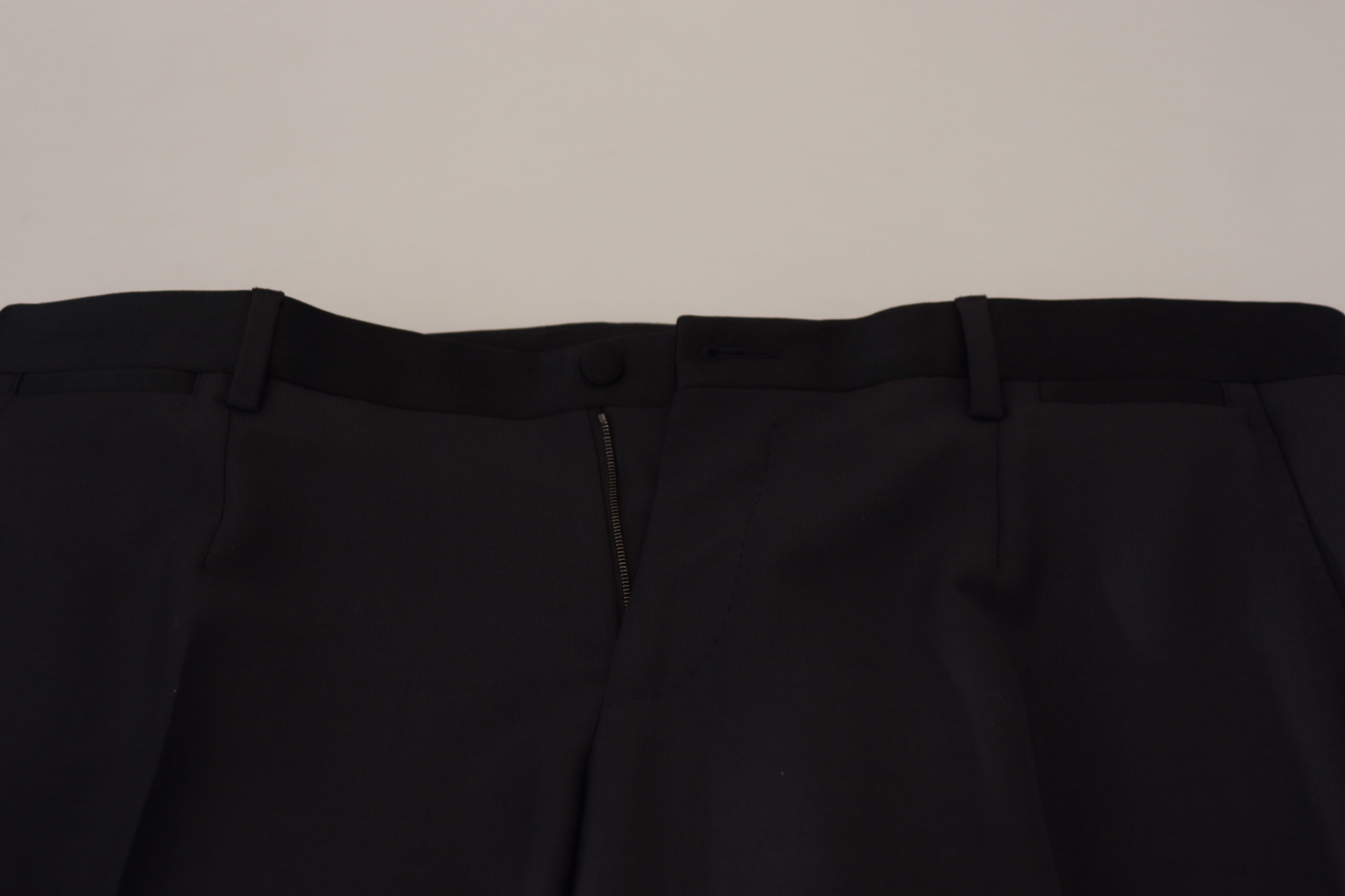 Dolce & Gabbana Black Wool Men Formal Pants - Image 5