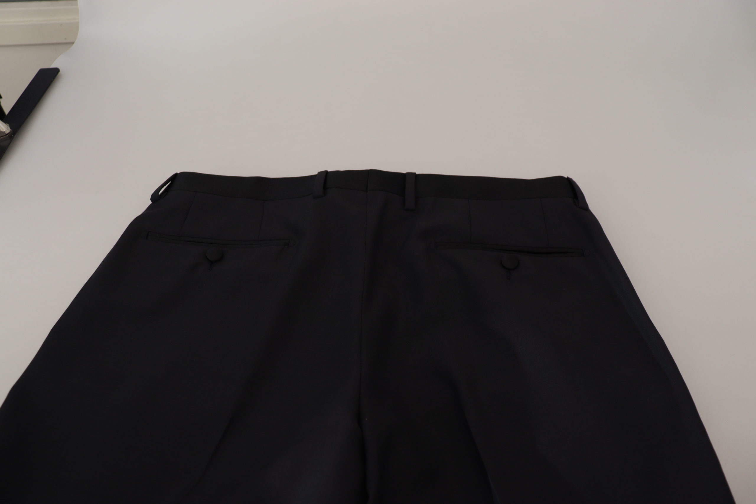 Dolce & Gabbana Black Wool Men Formal Pants - Image 6