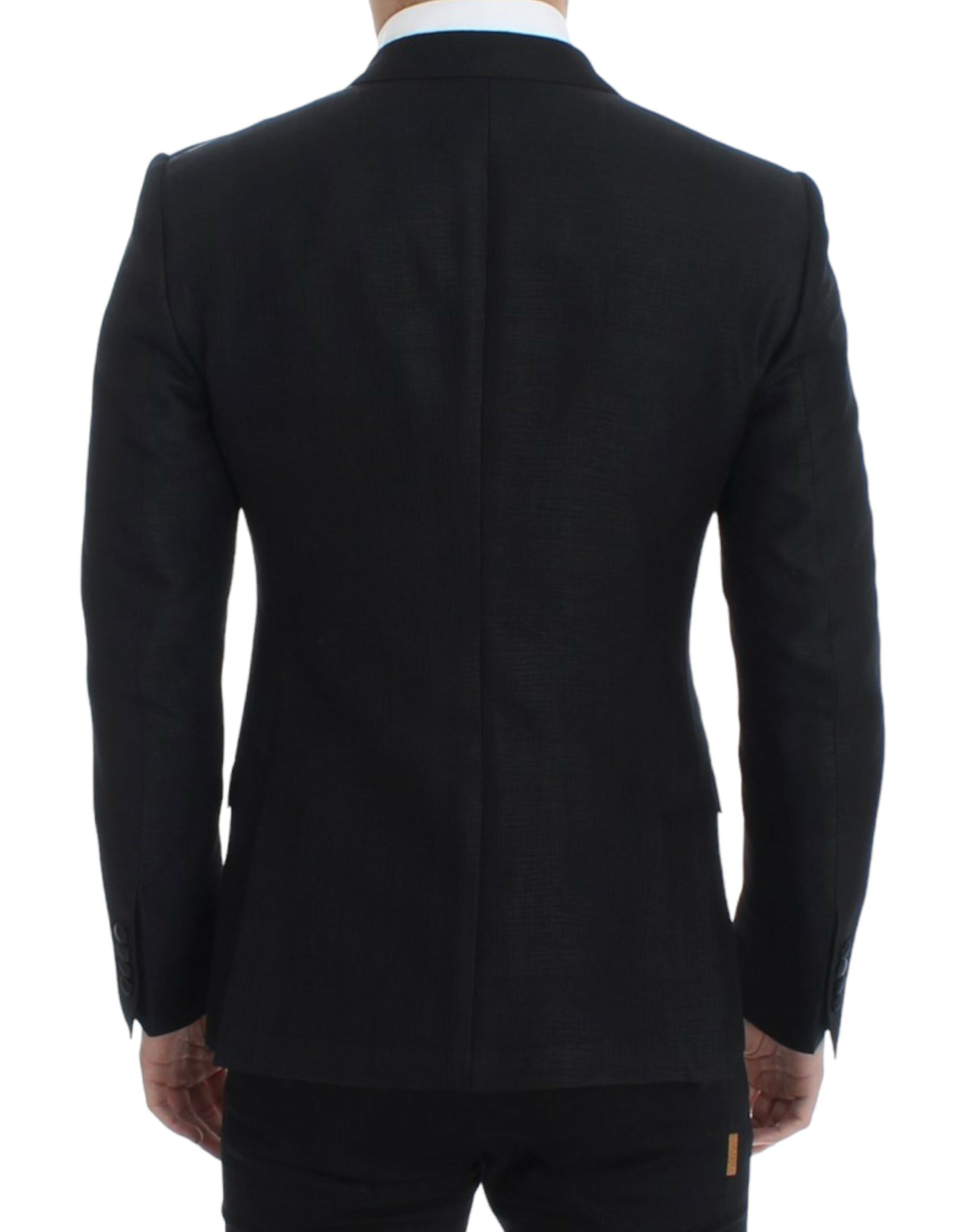 Dolce & Gabbana Black wool MARTINI slim blazer - Image 3