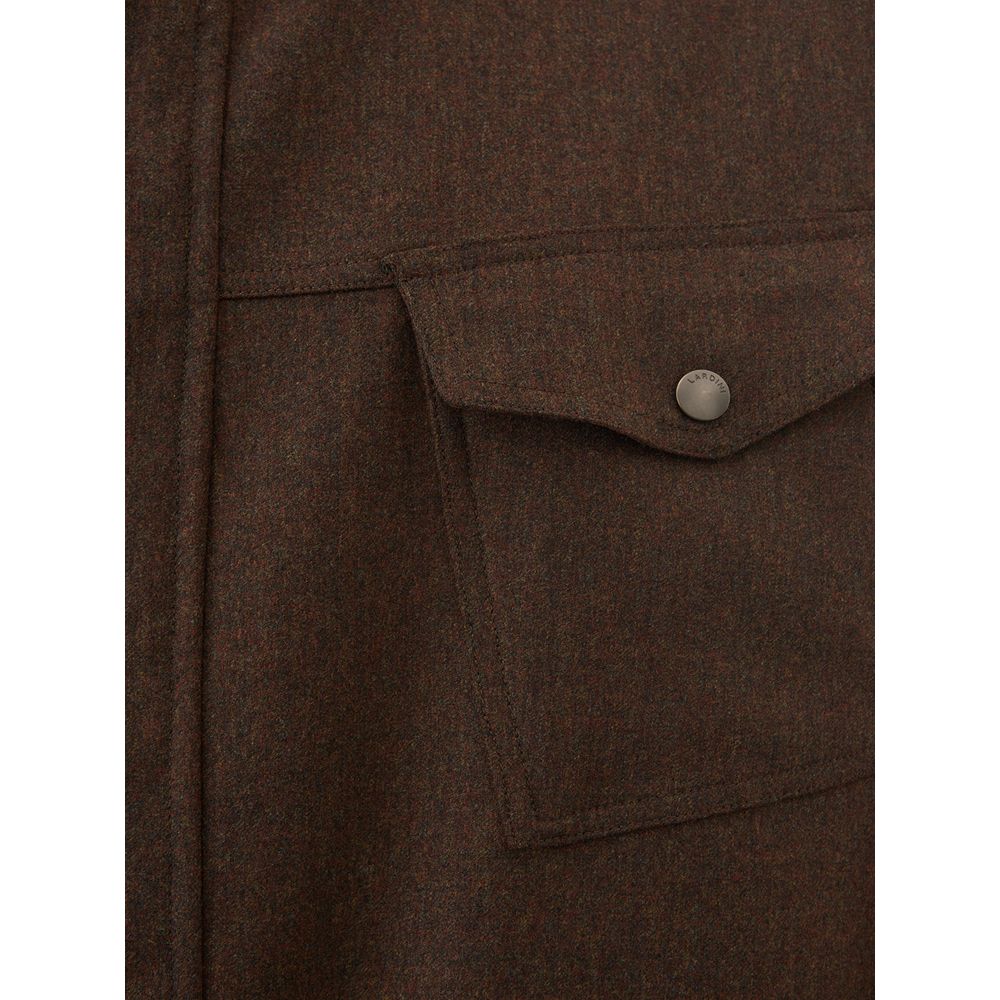Lardini Blue Wool Coat - Image 6