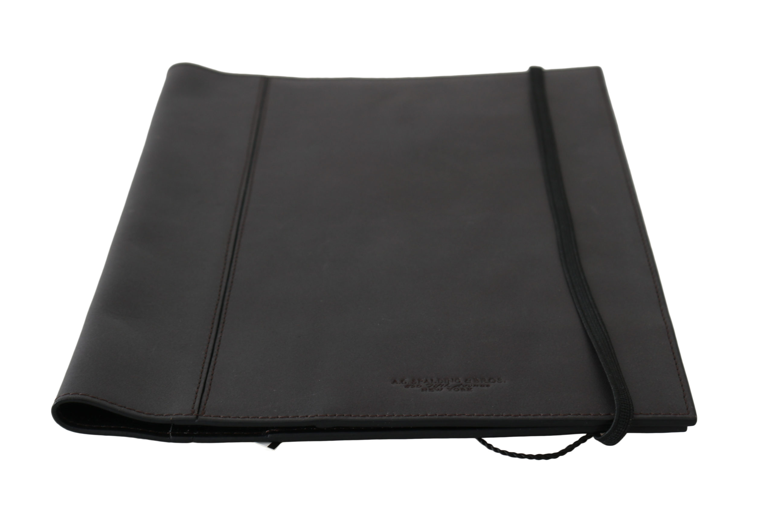 A.G. Spalding & Bros Black Leather Bifold Travel Holder Logo Wallet - Image 4