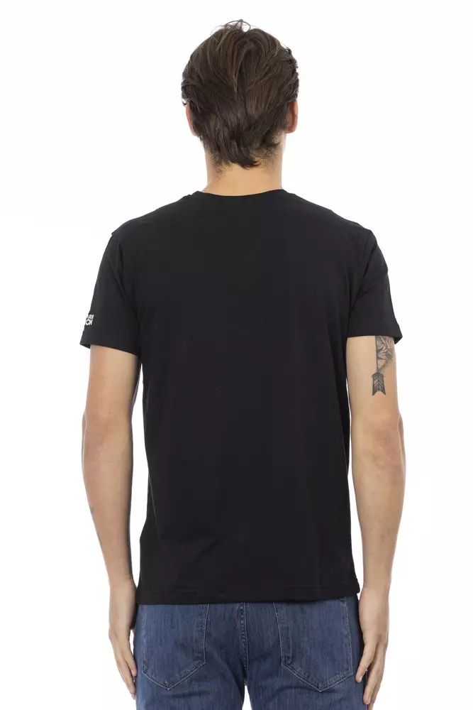 Trussardi Action Black Cotton T-Shirt - Image 3