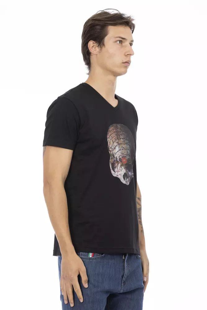 Trussardi Action Black Cotton T-Shirt - Image 2