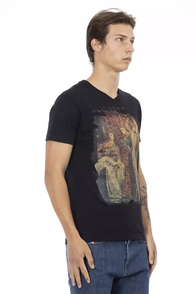 Trussardi Action Black Cotton T-Shirt - Image 2