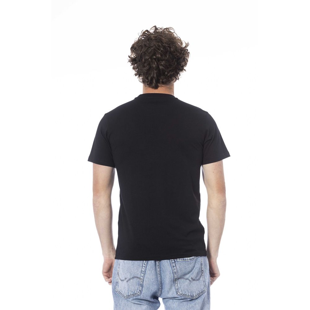 Cavalli Class Black Cotton T-Shirt - Image 3