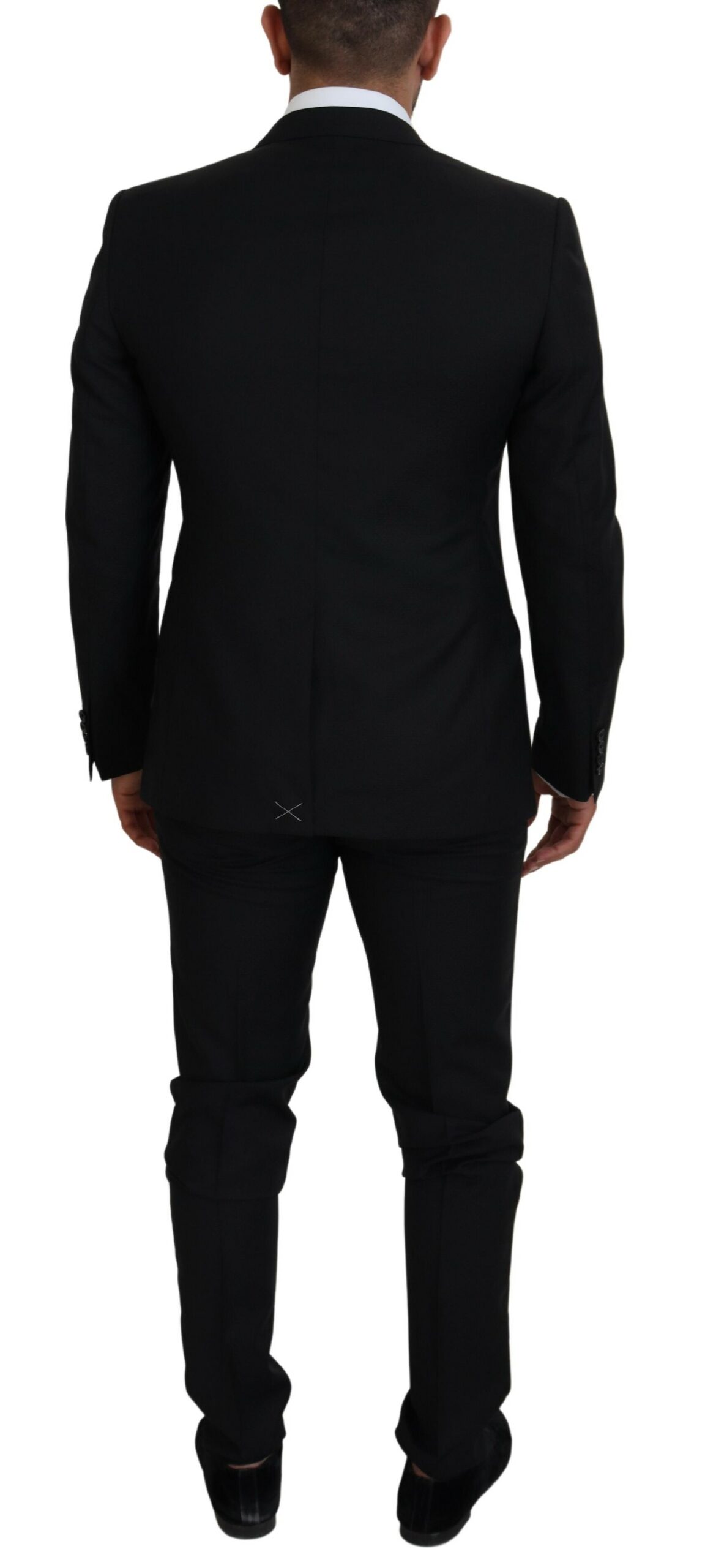 Dolce & Gabbana Black Single Breasted 2 Piece MARTINI Suit - Image 3