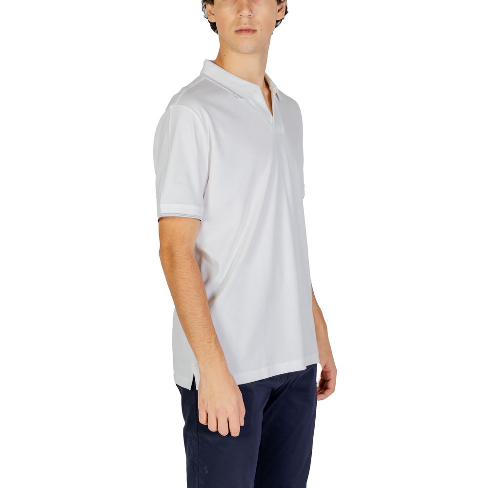 Calvin Klein Jeans White Cotton Polo Shirt - Image 4
