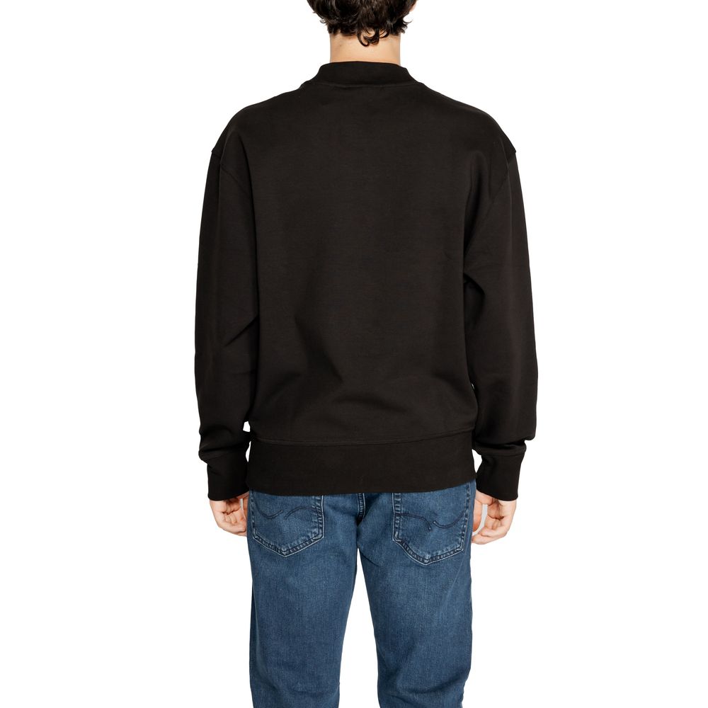 Calvin Klein Jeans Black Recycled Cotton Sweatshirt - Image 3