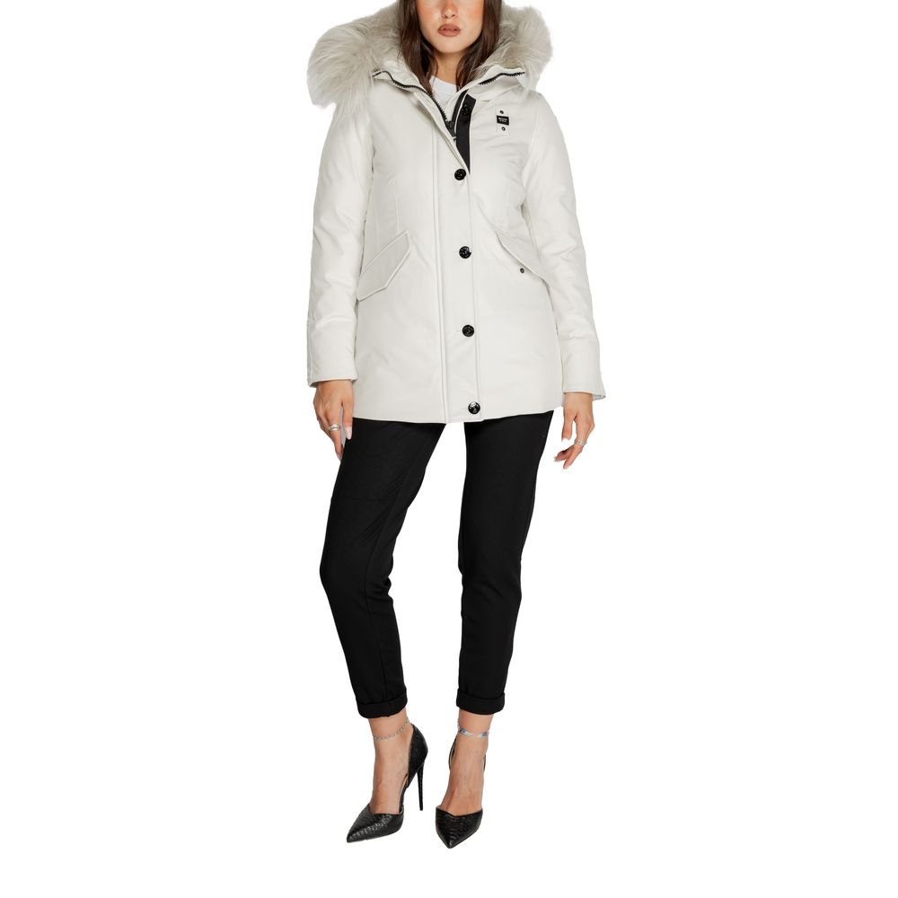 Blauer White Polyester Parka - Image 5