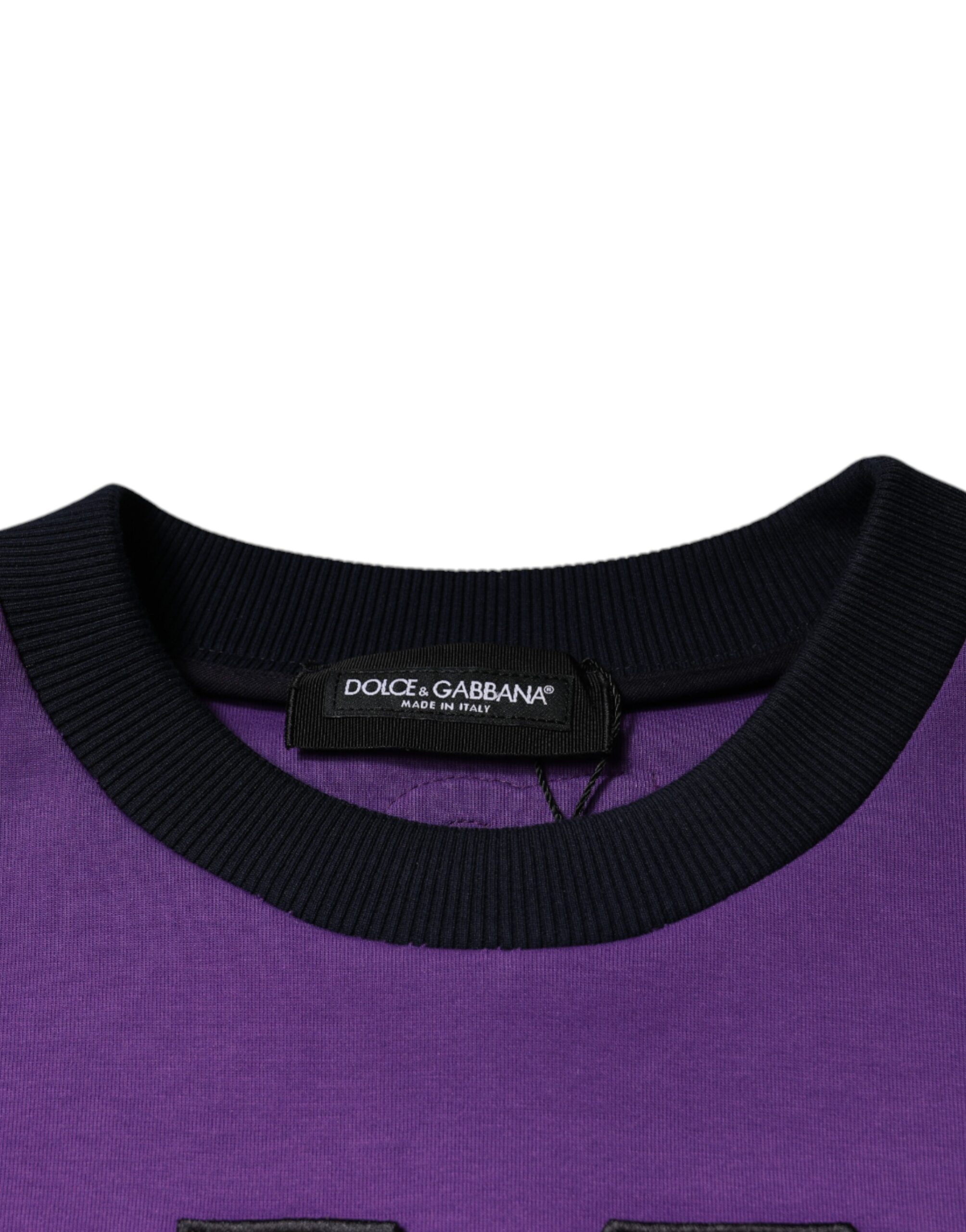 Dolce & Gabbana Multicolor Crew Neck Men Sweatshirt Sweater - Image 7