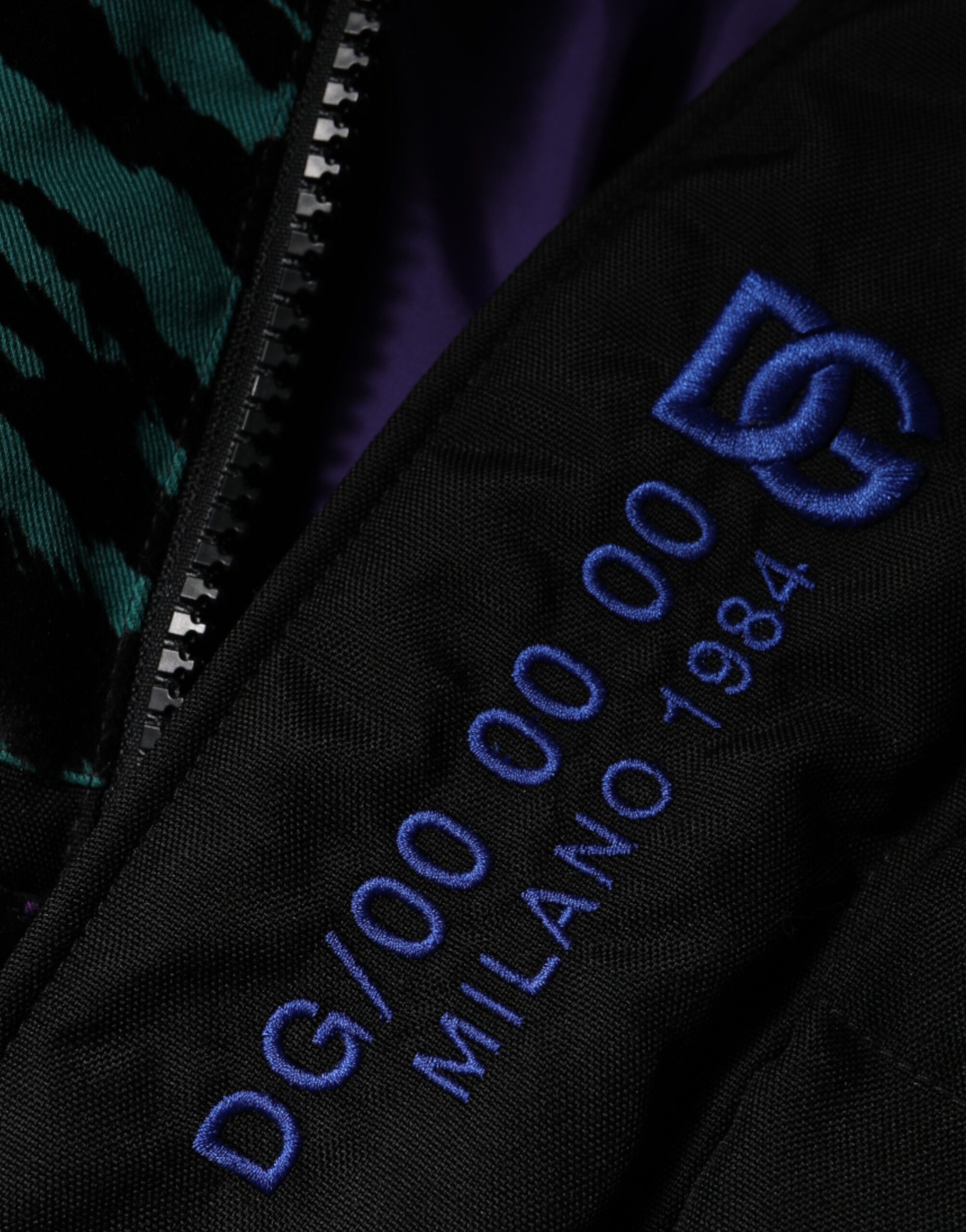 Dolce & Gabbana Black Nylon Puffer Men Full Zip Jacket - Image 6