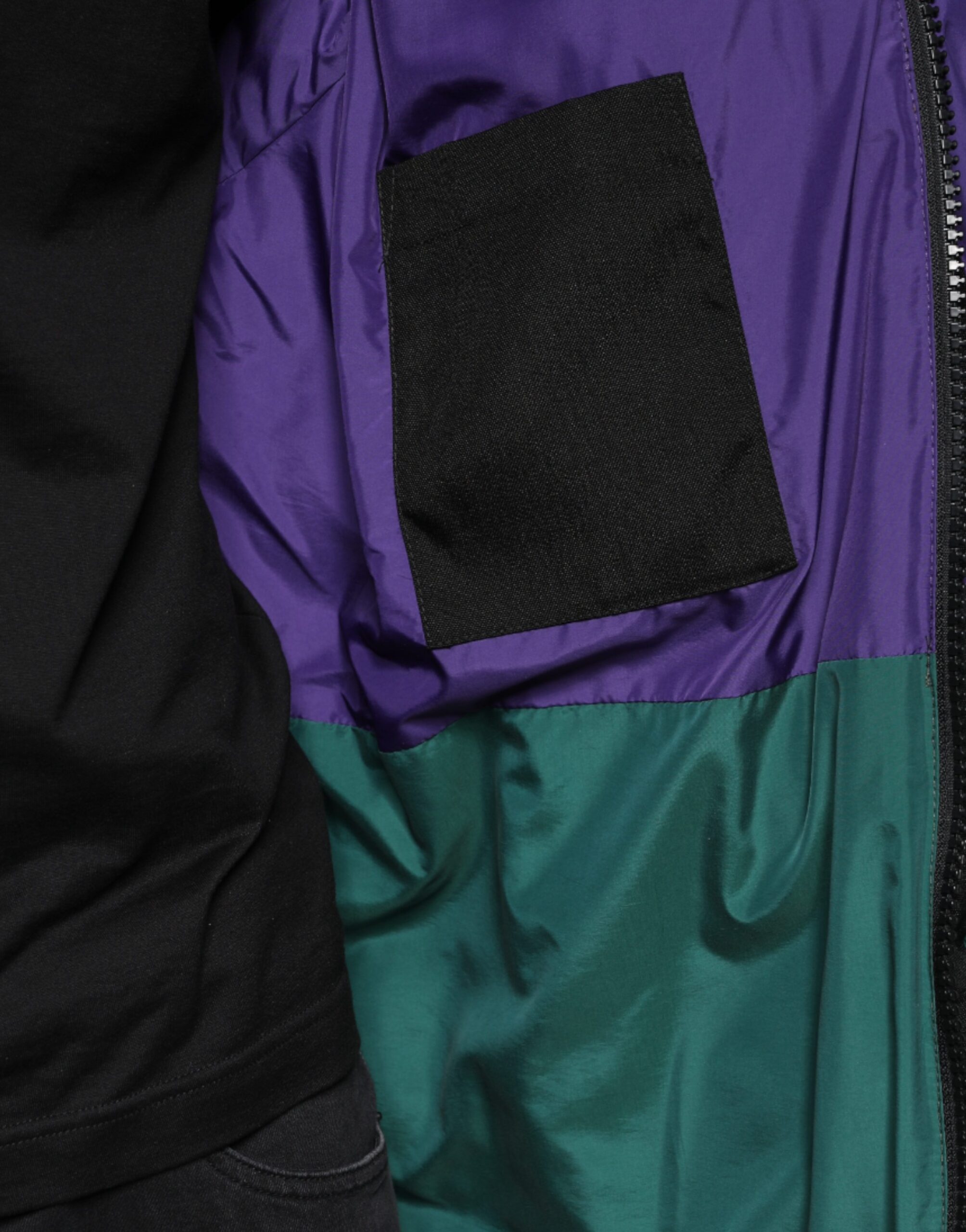 Dolce & Gabbana Black Nylon Puffer Men Full Zip Jacket - Image 8