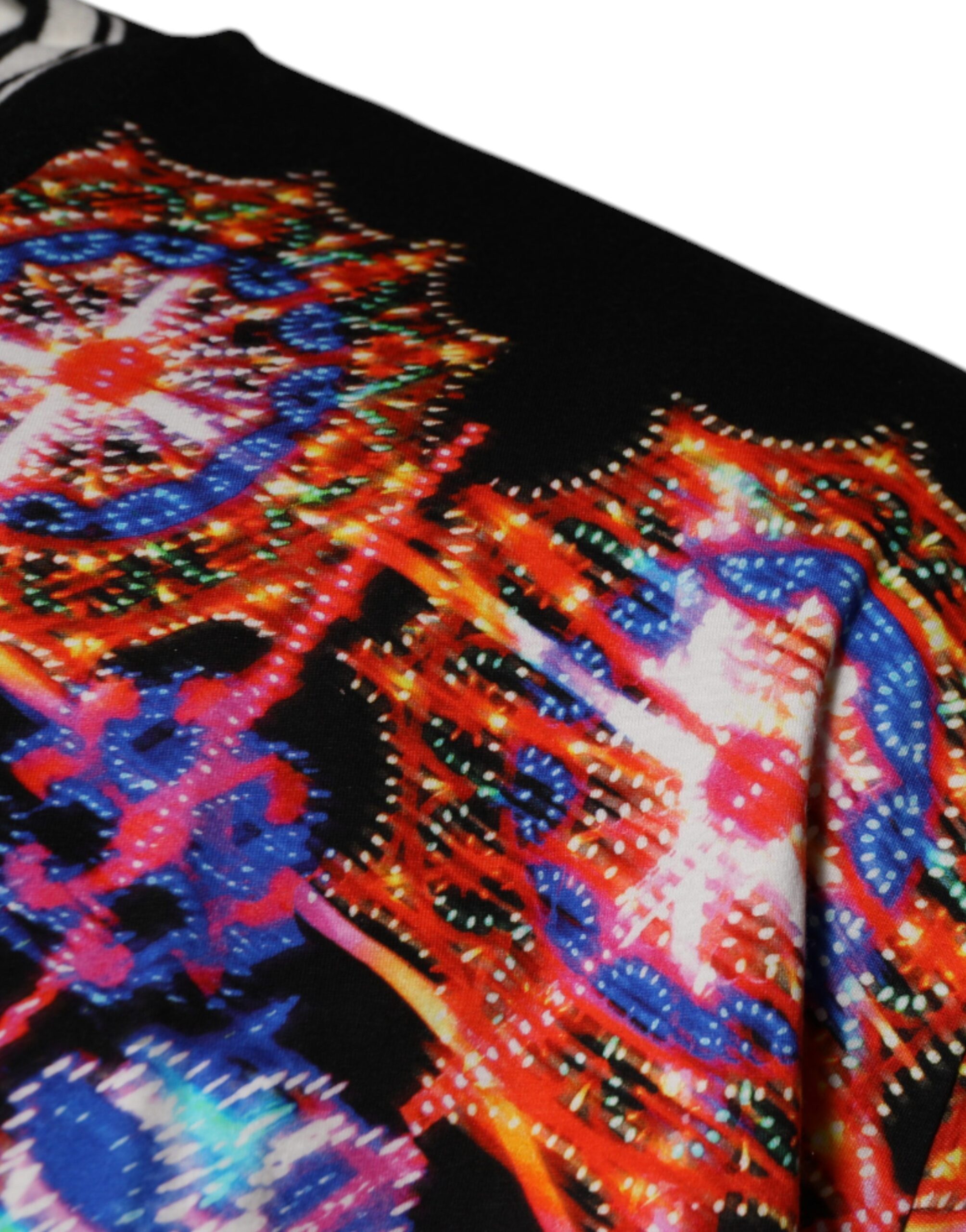 Dolce & Gabbana Multicolor Kaleidoscope Men Short Sleeves T-shirt - Image 4