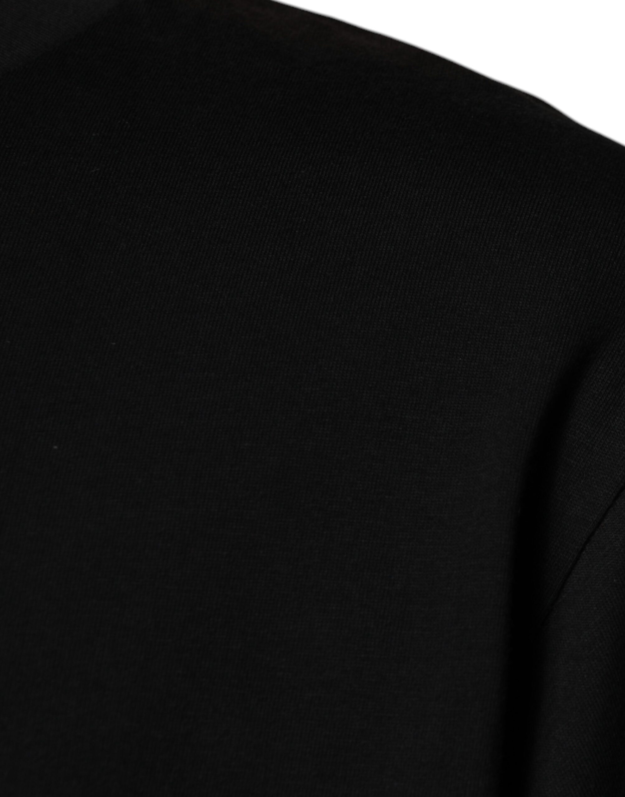 Dolce & Gabbana Black Crew Neck Short Sleeve T-shirt - Image 4