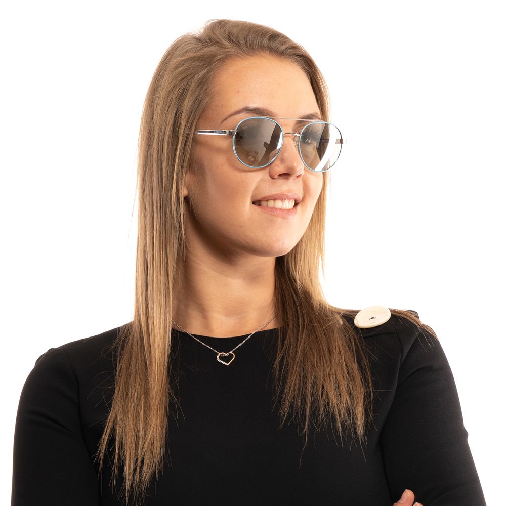 Guess Turquoise Metal Sunglasses - Image 4