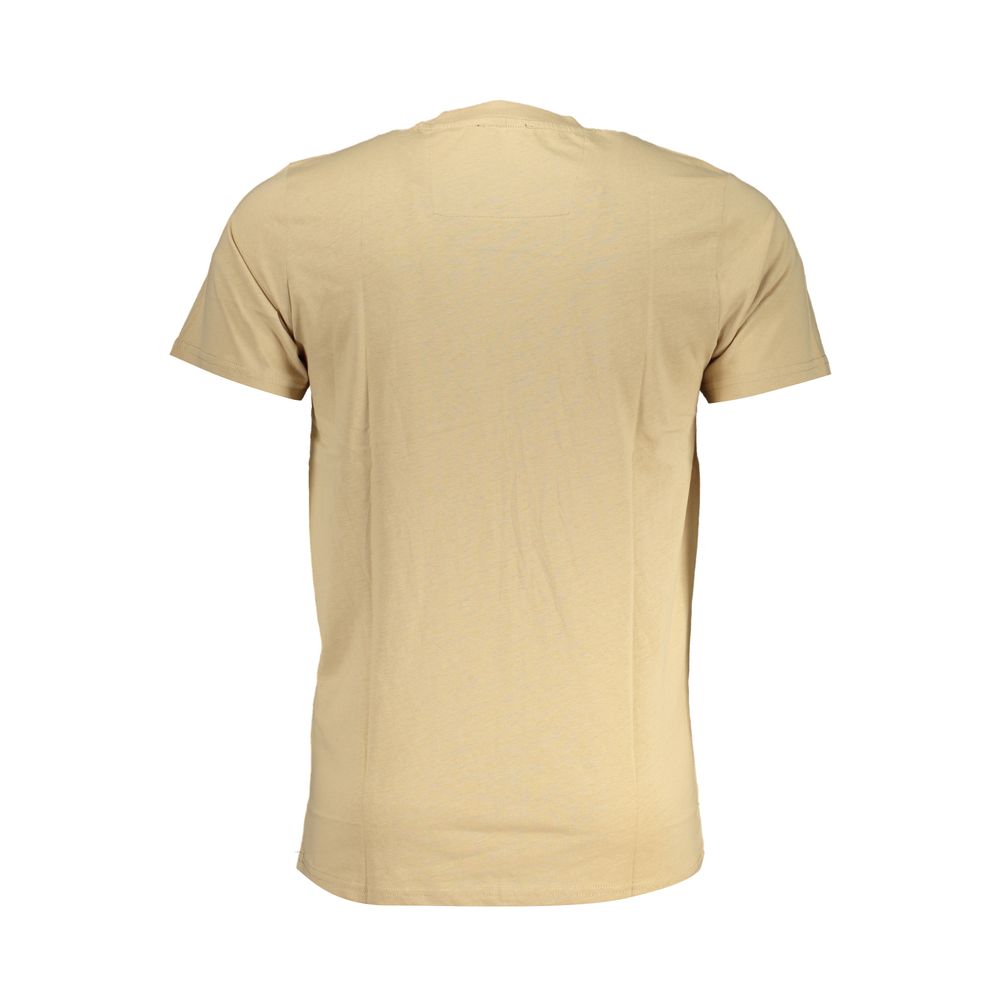 Cavalli Class Beige Cotton T-Shirt - Image 2