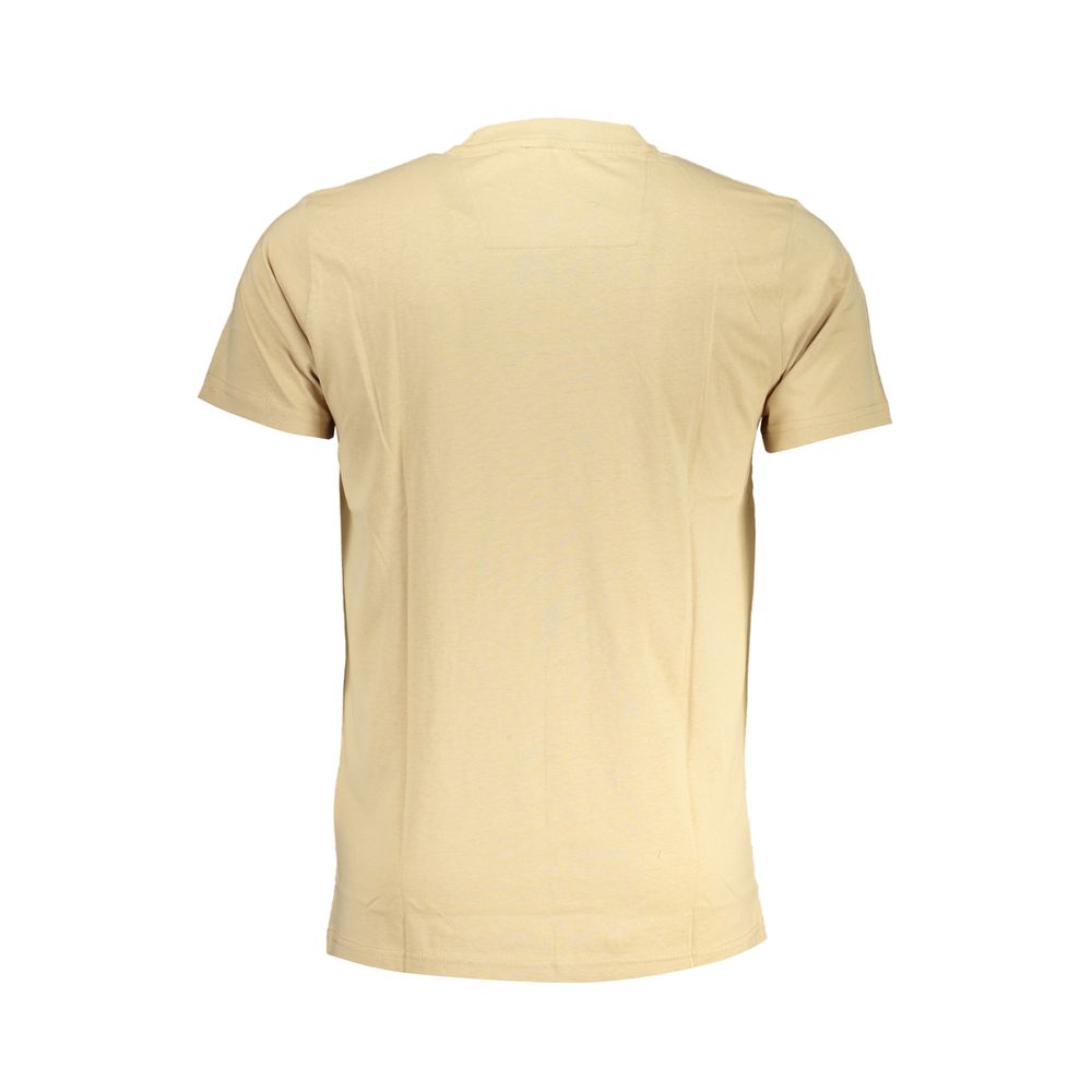 Cavalli Class Beige Cotton T-Shirt - Image 2