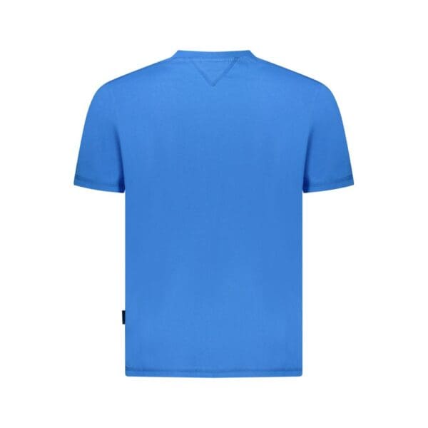Napapijri Blue Cotton Men T-Shirt - Image 2