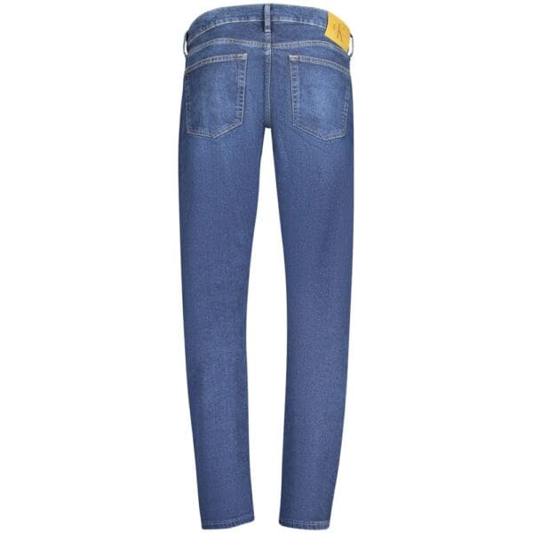 Calvin Klein Blue Cotton Men Jean - Image 2