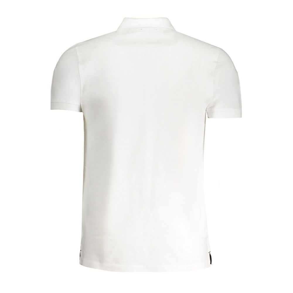 Cavalli Class "Bianco Cotton Men's Polo Shirt" - Image 2