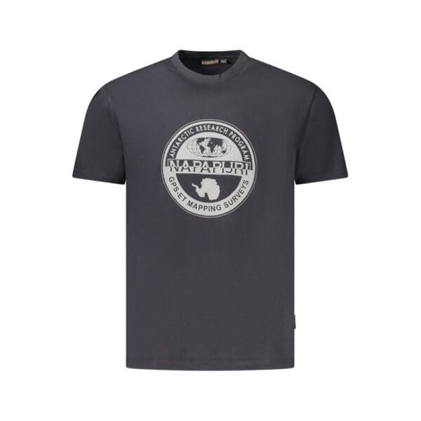 Napapijri Black Cotton Men T-Shirt