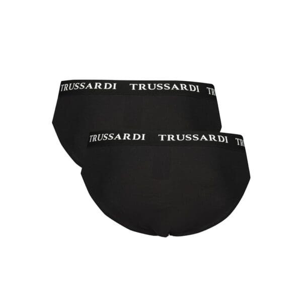 Trussardi Black Cotton Men Underwear Pack - Image 2