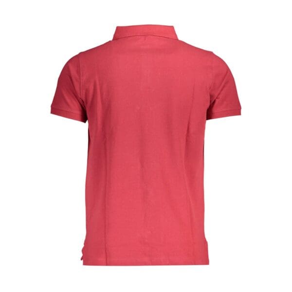 Norway 1963 Red Cotton Men Polo Shirt - Image 2