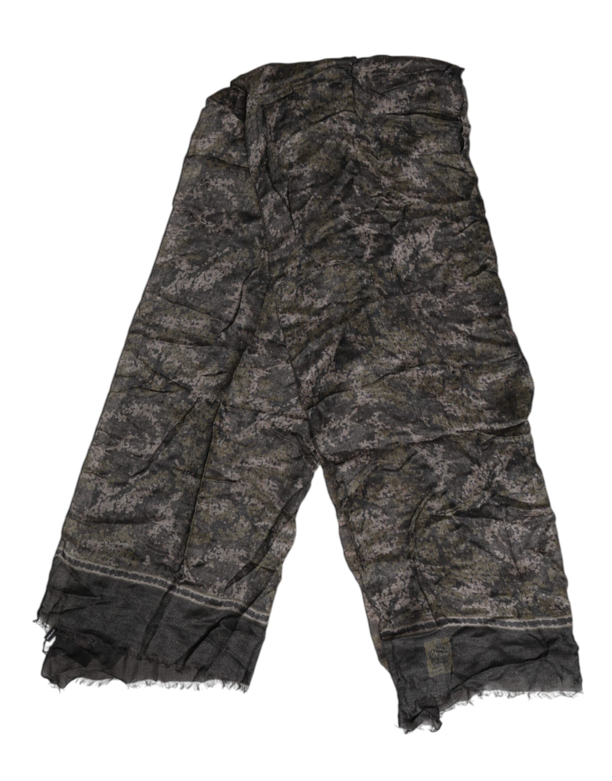 Dolce & Gabbana Camouflage Neck Warmer Wrap Foulard Scarf - Image 2