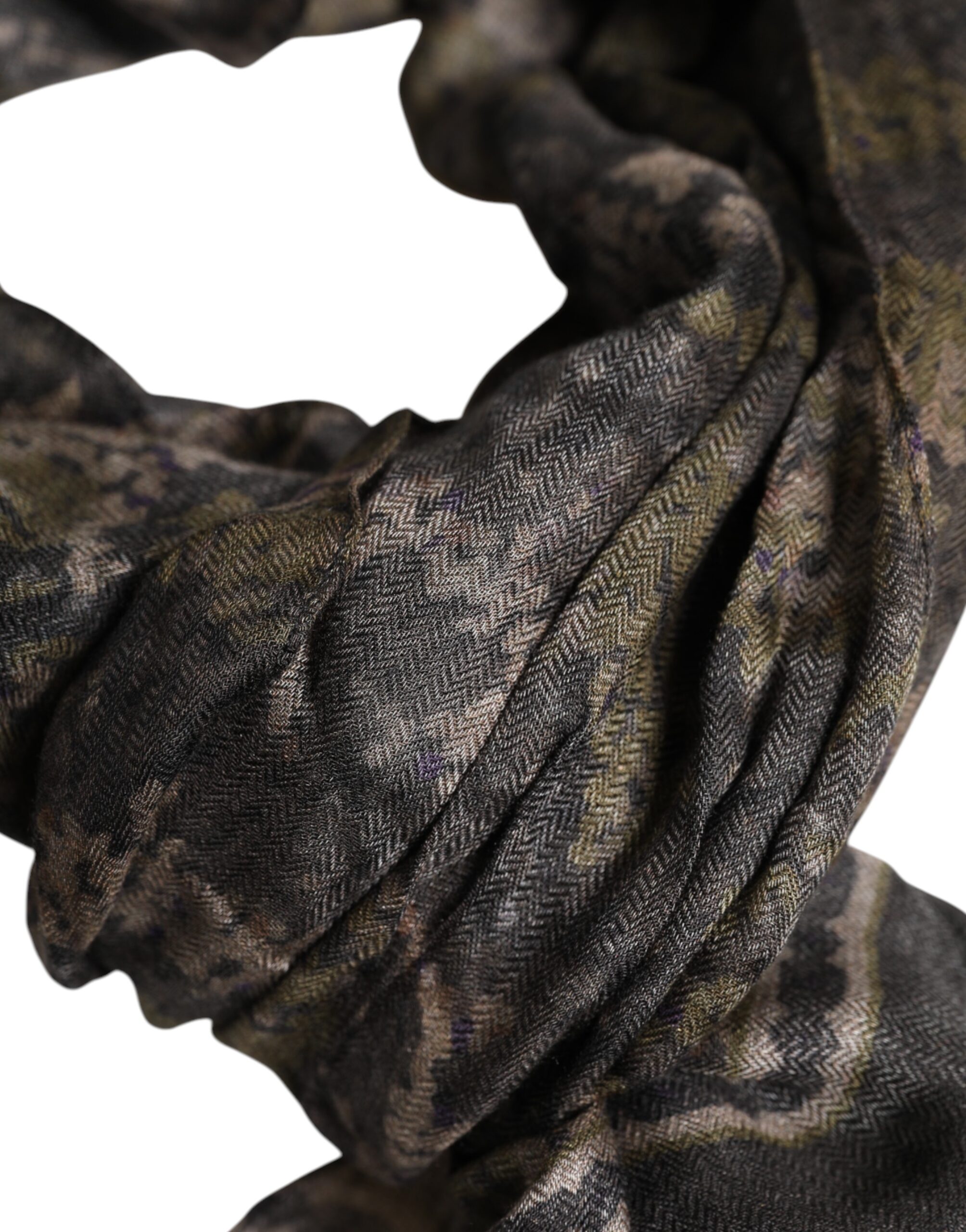 Dolce & Gabbana Camouflage Neck Warmer Wrap Foulard Scarf - Image 5