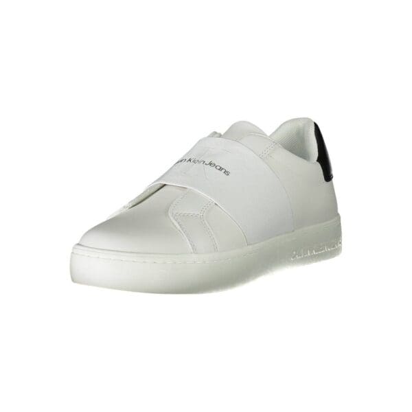 Calvin Klein White Polyester Sneaker - Image 3