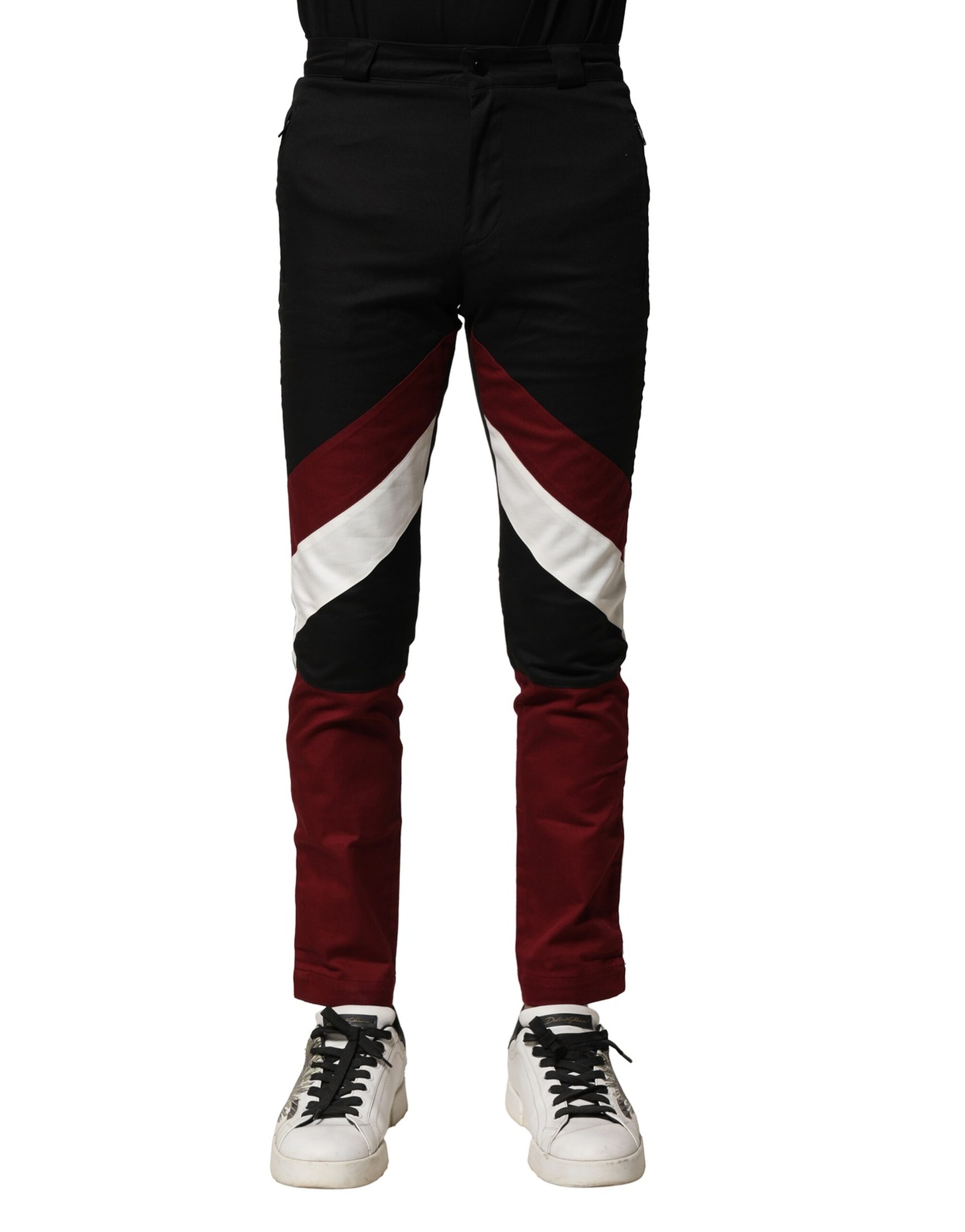 Dolce & Gabbana Multicolor Cotton Jogger Men Pants - Image 2